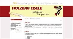 Desktop Screenshot of holzbau-eisele.de