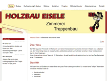 Tablet Screenshot of holzbau-eisele.de